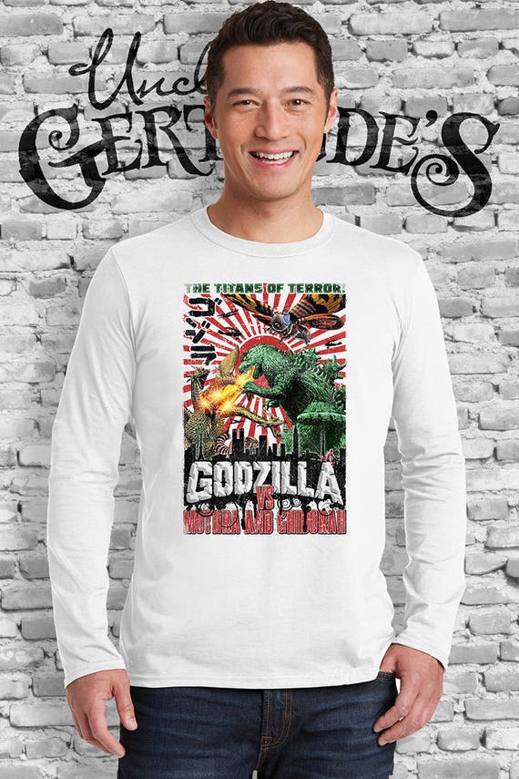 godzilla long sleeve shirt