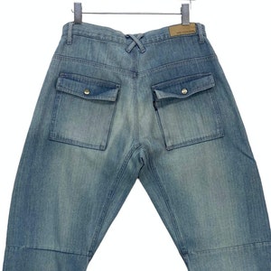 DH62 Jeans Size W33xL32.5 DH62 Baggy Denim Jeans Phat Farm Hip Hop Skateboards Jeans Loose Pants