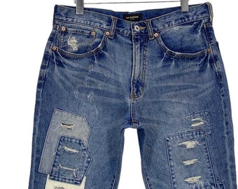 Rag Machine Jeans Size 34 W34xl29.5 Rag Machine Patchwork