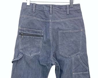 Jungle Storm Carpenter Jeans, Size M, Faded Cotton Workwear