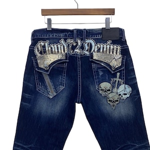 Cloud 72 Jeans Size 36 W36xl33.5 Cloud 72 Punk Grunge Denim