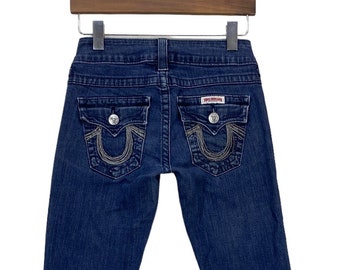 パンツ made in USATRUE RELIGION WORLD TOUR #803 Mens TRUE RELIGION #803 Denim Jeans Size W 34 x L 35 Indigo