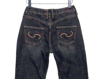 Japanese Brand Jeans Size 27 W27xL30.5 Japanese Brand Flare Bootcut Workwear Denim Jeans