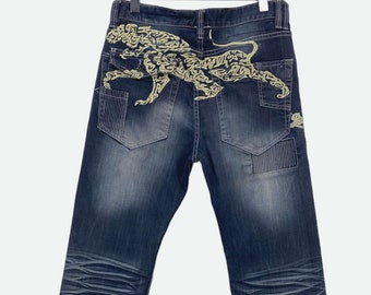 Rocawear jeans, blue, vintage baggy pants, 90s hip hop