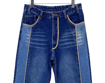 90s Vintage Sion Jeans | Baggy Relaxed Fit, Stone Wash Denim