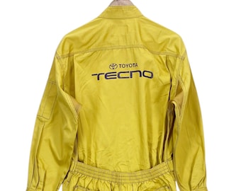 Toyota Overalls Size L W34xL29.5 Toyota Techno Coveralls Motorsport Workwear Coveralls