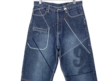 Phat Farm Jeans Größe 32 W32xL32 Phat Farm Denim Jeans Phat Bauernhof Hip Hop Skateboards Jeanshose Hose