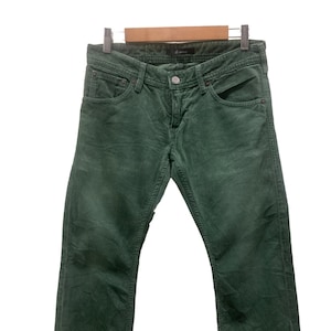 JohnBull Pants Size L W30xL31 John Bull Corduroy Flare Pants Distressed Japanese Brand Trouser Made in Japan