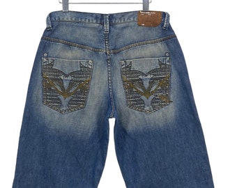 rizu❤︎ Rocawear Jeans Size 34 W34xl31.5 Jay-z Rocawear Embroided