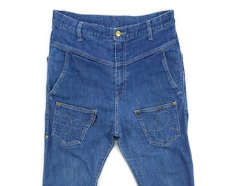 サイズ 32x29 Mad Hectic Denim Co Japan チョアカーゴパンツ デニム