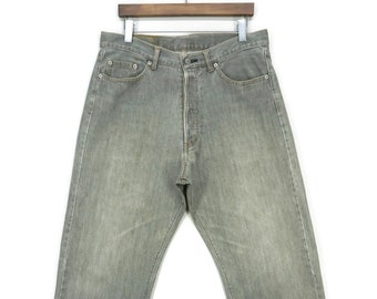 Indys-surfjeans, wijd grijs denim, gemaakt in Japan (35 x 34,5)