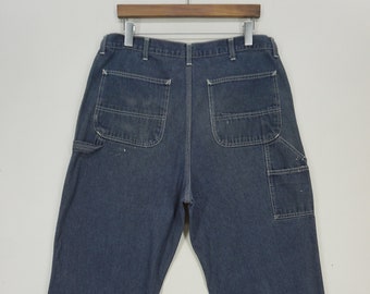 Vaqueros vintage Roebucks Carpenter, talla W36 L29, mezclilla desgastada