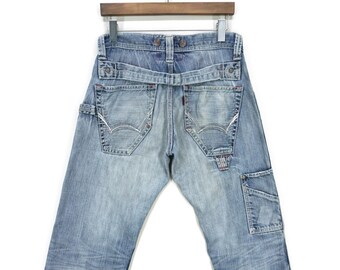 【惜譲3】COMOLI carpenter's indigo blue PJKU00533ASCU CROPPED SCURO S351 dark blue denim | Calliope