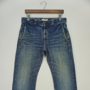 Spellbound Jeans Size S W33xL29 Spell Bound Denim Jeans Spellbound Japanese Workwear Distressed Jeans Pants Japan Made
