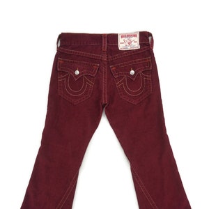Maroon true hotsell religion jeans