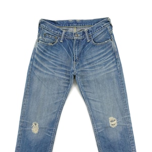 TMT Jeans Größe 30 W30xL30 Big Holiday TMT Osaka Denim Jeans TMT Japanische Selvedge Distressed Jeans Hose Japan Made
