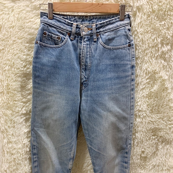 Levi's Jeans Size 9 W24xL25 Vintage Levis 626 Jeans High Waisted Jeans Dirty Blue Jeans