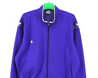 Champion purple track top sales