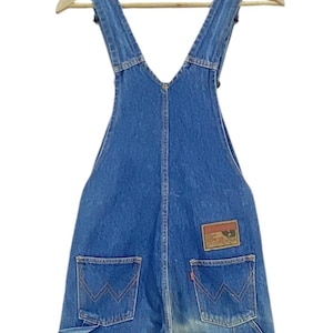 Edwin Overalls Size L W34xL31.5 Vintage Edwin Carpenter Bib Overalls Edwin Vintage Hip Hop Skateboards Workwear Overalls