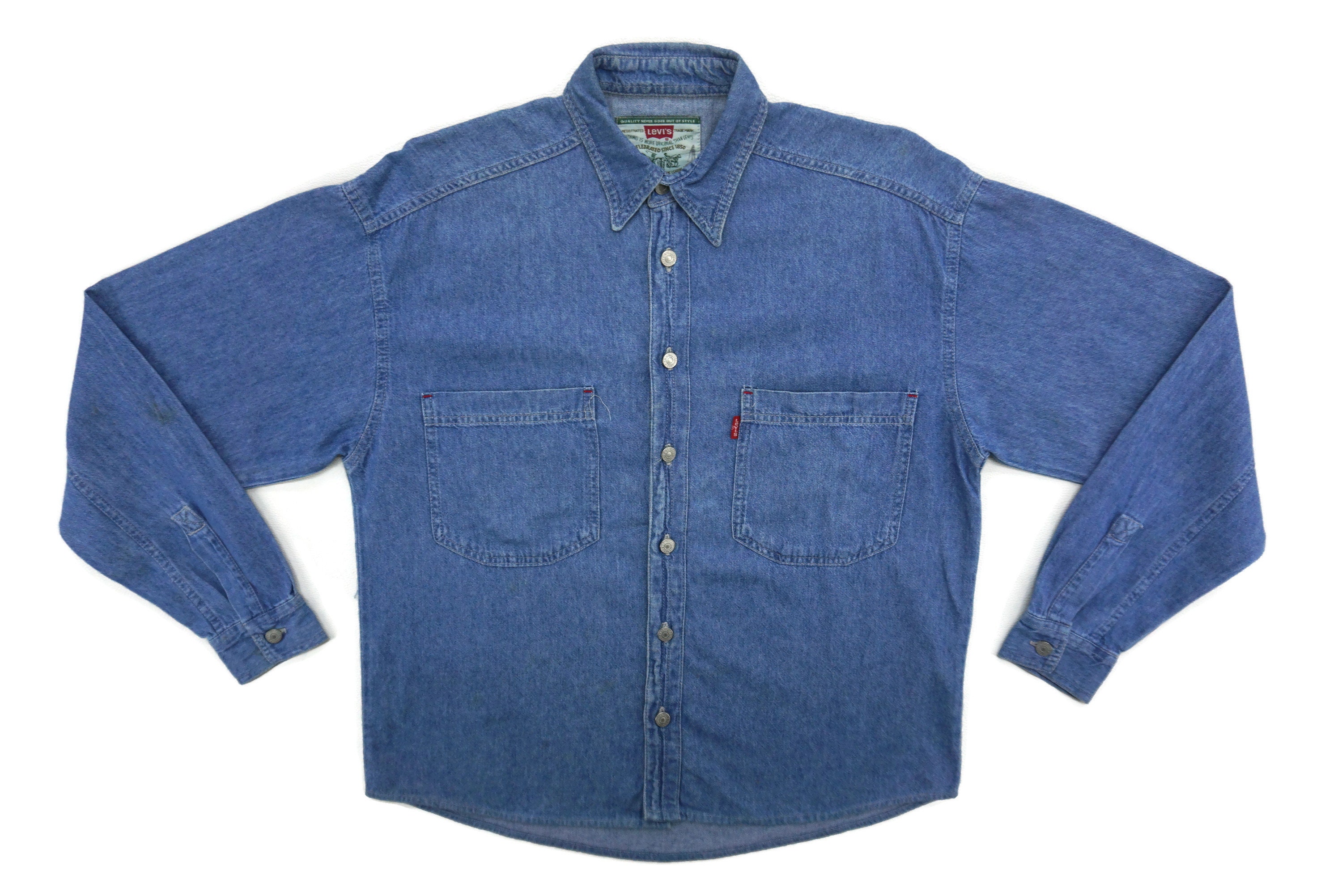 Levis Denim Shirt - Etsy