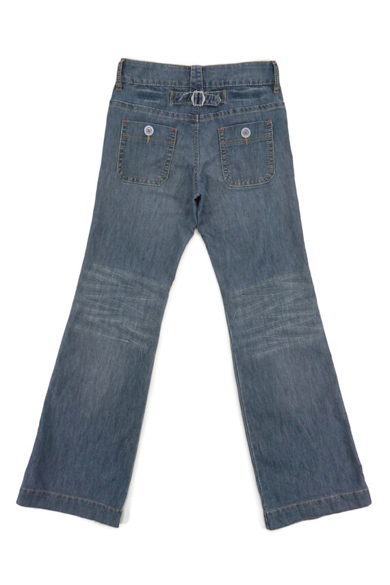 SASSON パンツ 28インチ 古着 90s SASSON ケミカル アシッド ブラック