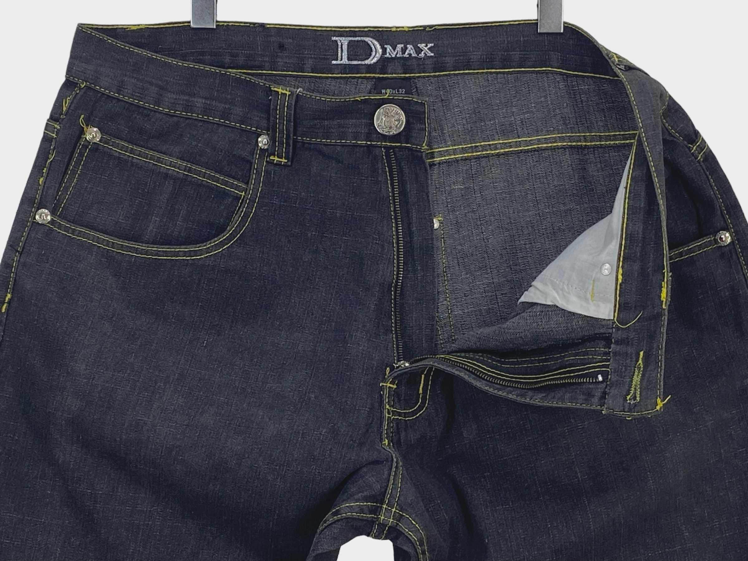 Dmax Jeans Size 40 W40xl29 Dmax Black Baggy Denim Jeans Hip