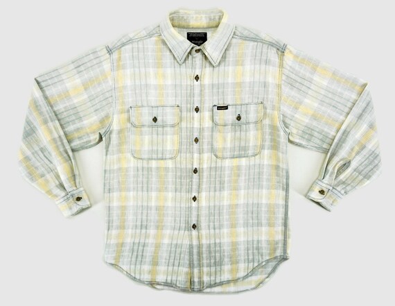 Vintage Wrangler Flannel Shirt | Etsy 