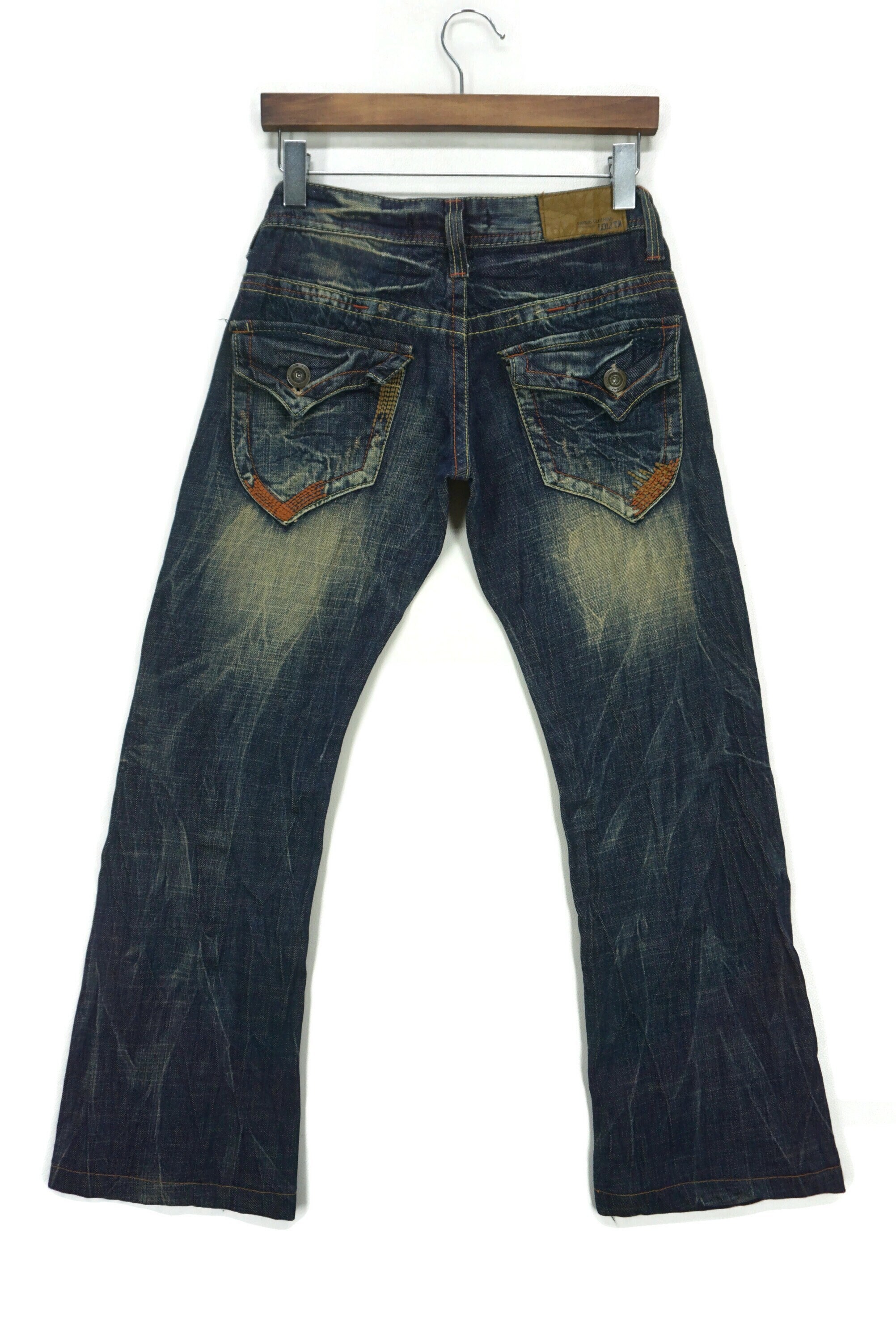 【LOLITA】AUTHENTIC DENIM SIZE29 LOLITA Jeans Size XS W29xl29.5 Lolita Bootcut Denim Jeans