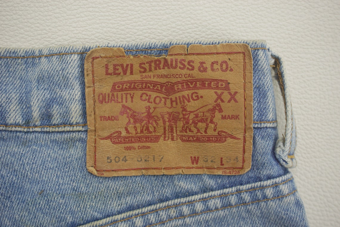 Levis 504 Jeans Size 32 W31xL30 90s Levis Denim Jeans