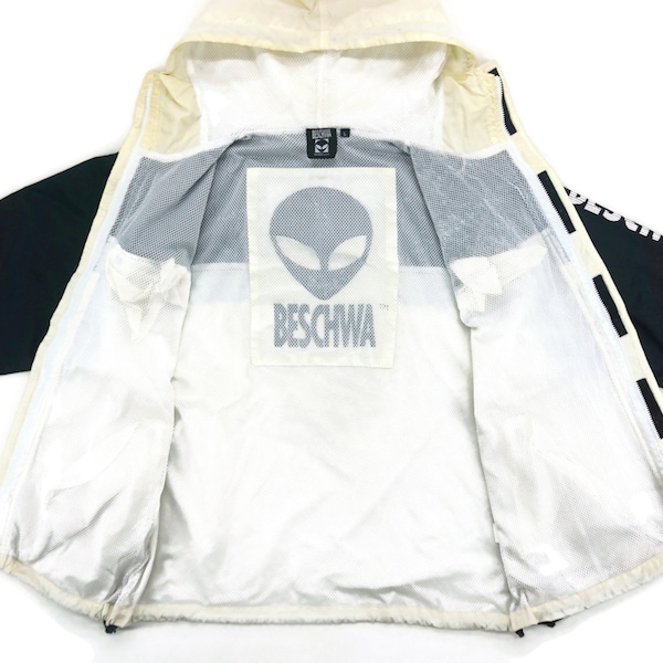 Beschwa Windbreaker Mens Size L Vintage Beschwa Jacket Beschwa Vintage Hip Hop Skateboards Jacket Alien Brand
