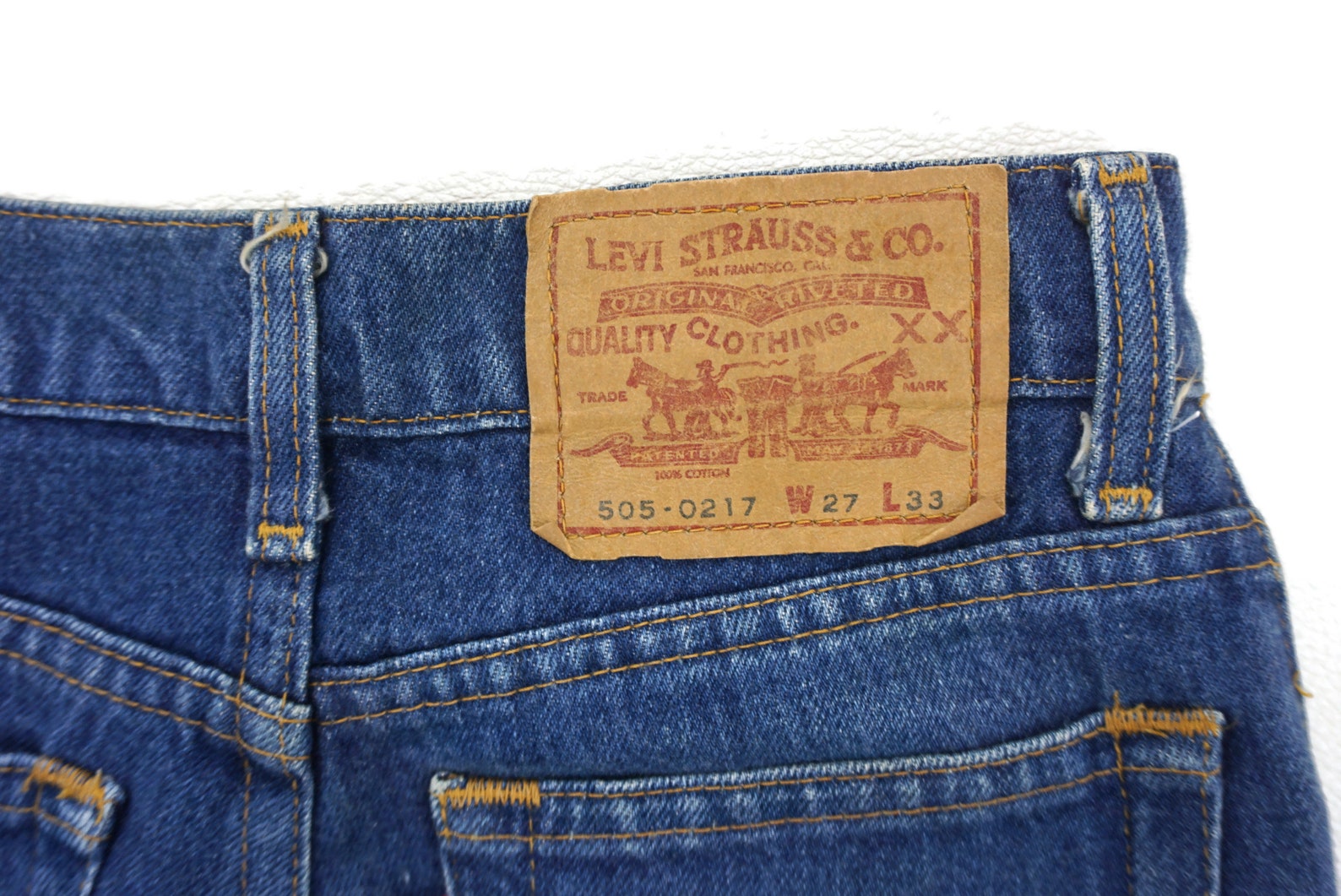 Levis 505-0217 Jeans Size 27 W26xl27 90s Levis Denim Jeans - Etsy