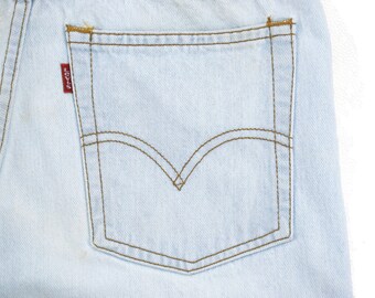 Vintage Levis 686 Jeans, Faded Wash Denim (w30xl28) - Etsy
