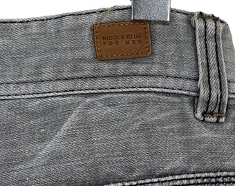 Calça jeans masculina Nicole Club, tamanho L31 x L32, jeans