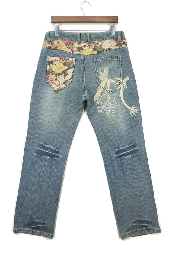 Japanese Jeans Size 88 W36xl33 Japanese Traditional Denim Japanese Jeans Size 88 W36xl33 Japanese Traditional Denim