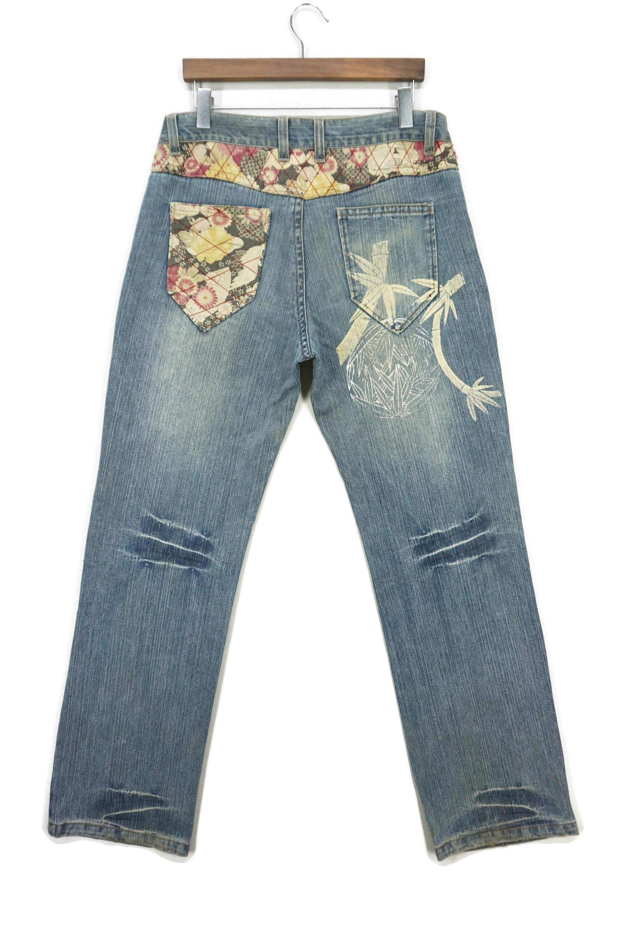 Japanese Jeans Size 88 W36xl33 Japanese Traditional Denim Japanese Jeans Size 88 W36xl33 Japanese Traditional Denim