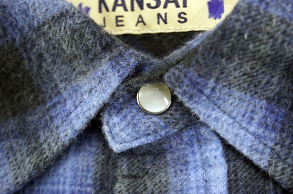 Kansai Shirt Mens Size L Kansai Jeans Button Down… - image 8