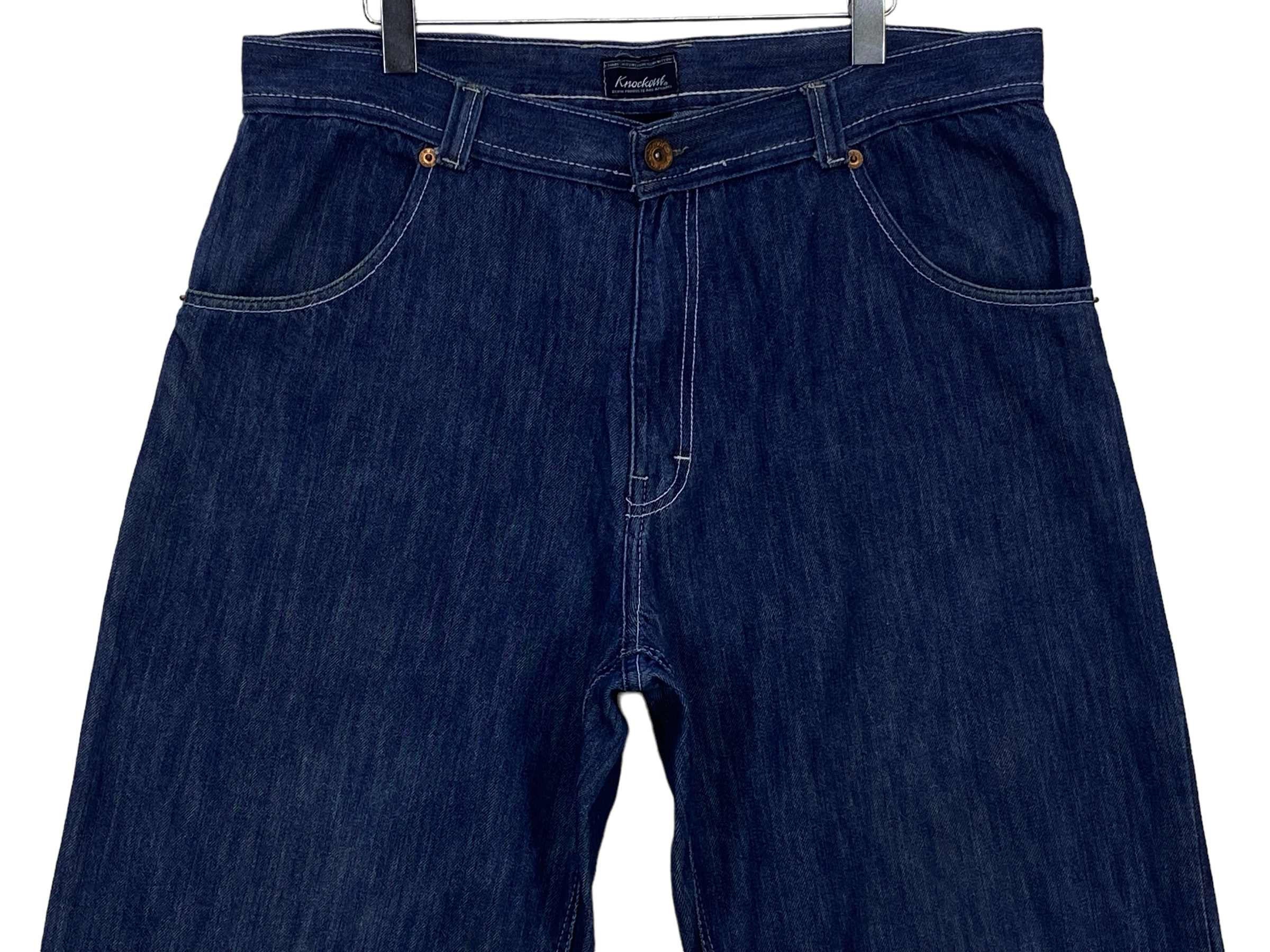 Vintage Knockout Denim Jeans: Baggy Hip Hop Skate Pants W38xl31 - Etsy