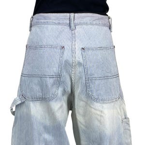 Vale Jeans Size 30 W30xL32 Hickory Denim Workwear Stripe Carpenter Jeans Pants