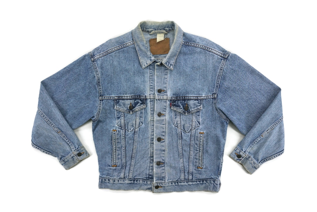 Levis Jacket Mens Size Medium 90s Levis Trucker Jeans Jacket Vintage Levis Distressed Denim Jacket - Etsy Levis Jacket Mens Size Medium 90s Levis Trucker Jeans Jacket Vintage Levis Distressed Denim Jacket - Etsy