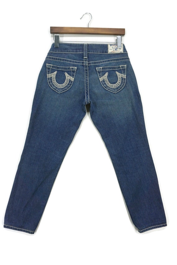 トゥルーレリジョンジーンズ サイズ27 W31xL26 ステラ アンクル