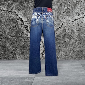 Swagger Jeans Size 36 W36xL26 Swagger Japan Denim Jeans Swagger Baggy Workwear Skateboards Pants Made in Japan