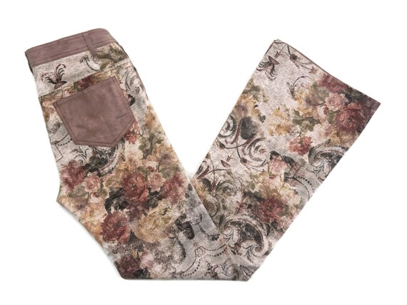 Japanese Floral Pants Size 3 W31xL32 Planet Remix