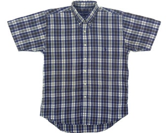Camisa xadrez leve xadrez Ralph Lauren Blaire, tamanho S