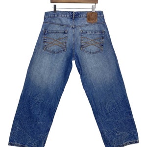Mecca Skateboards Jeans Size 36 W36xL29 Vintage Mecca Baggy Skateboards Denim Jeans Mecca Vintage Hip Hop Skateboards Jeans Pants