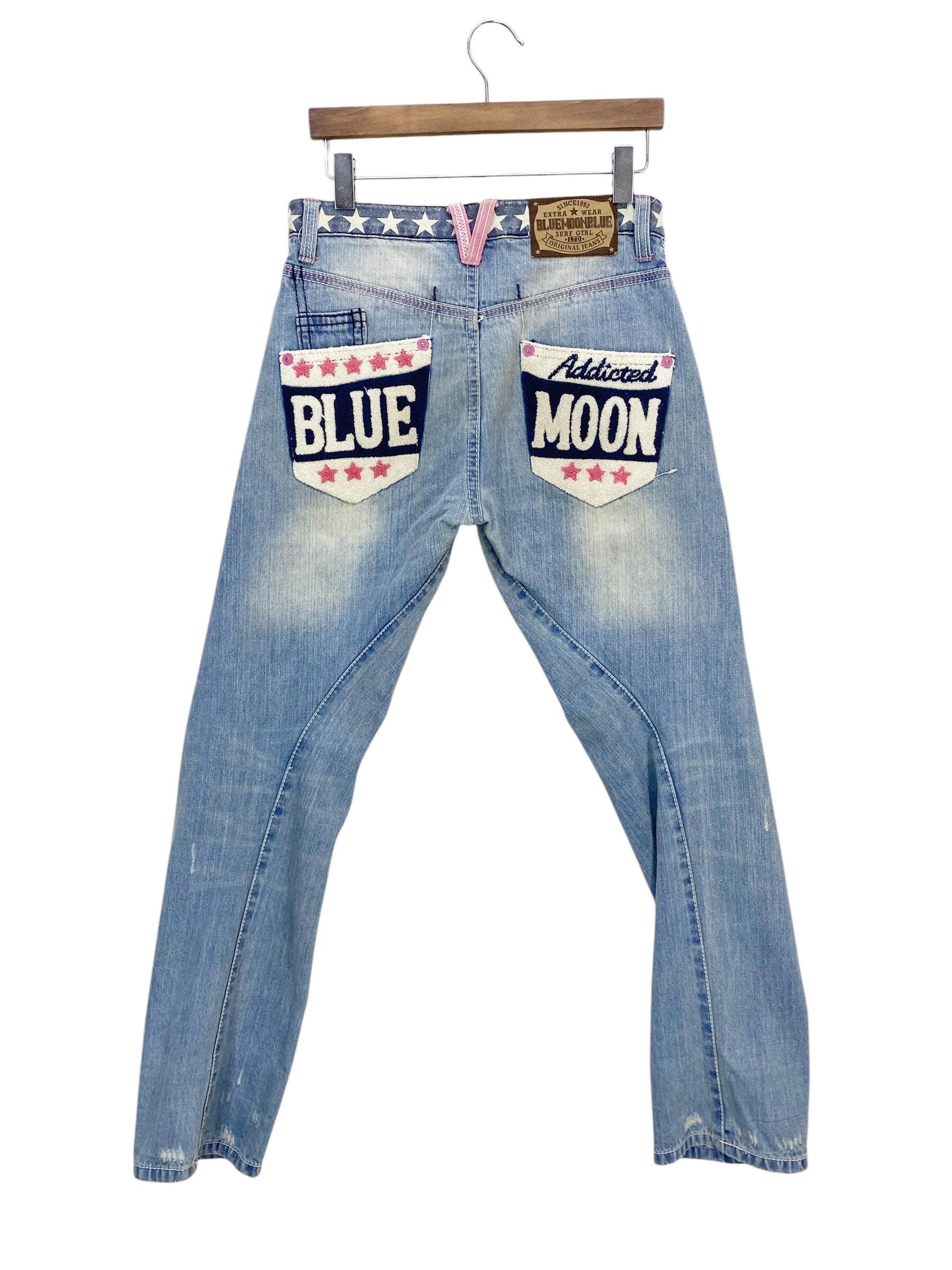 Blue Moon Blue Japan Denim Jeans - Size 26 - Etsy