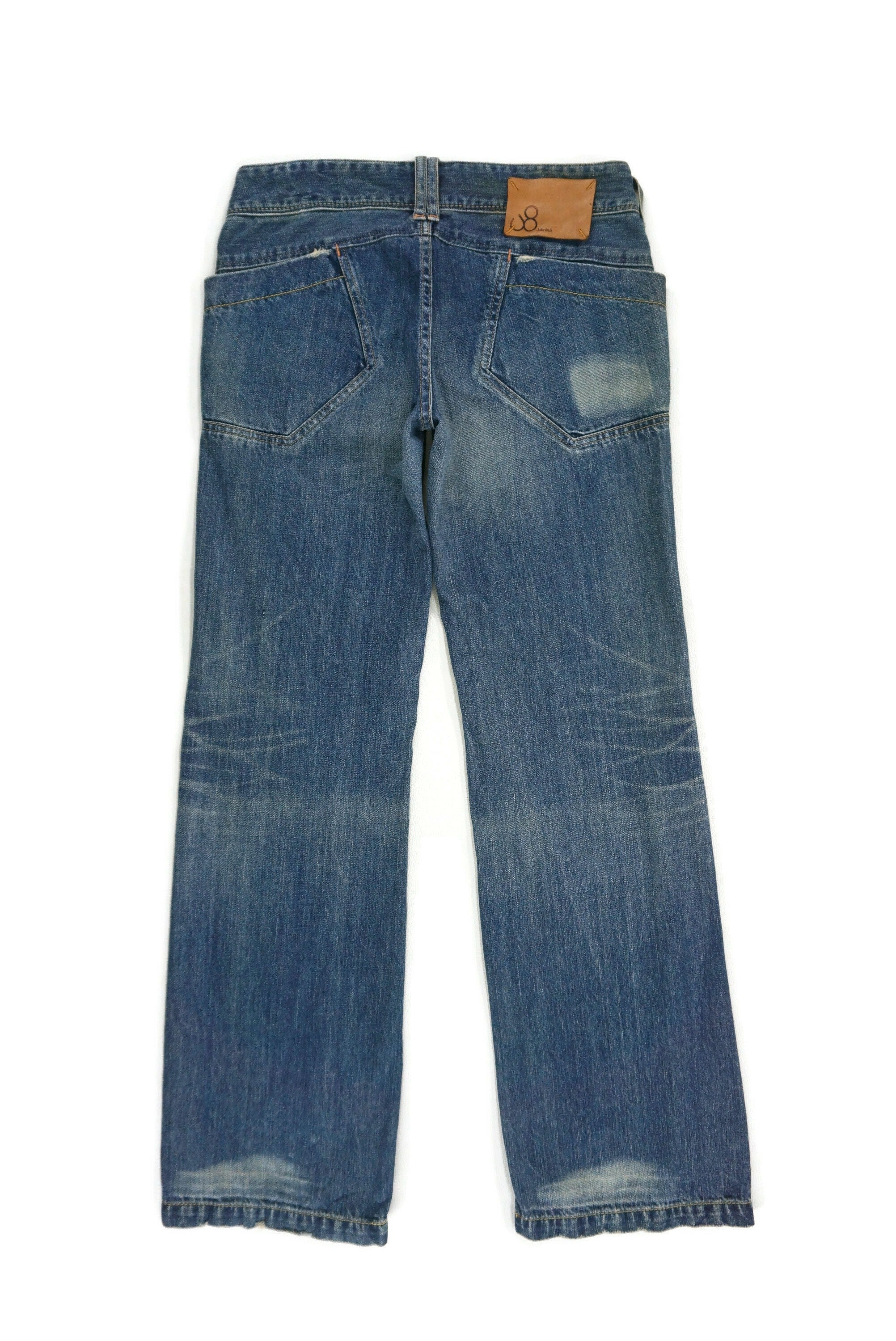 Johnbull Jeans Size L W30xl31.5 John Bull Cargo Denim Japanese