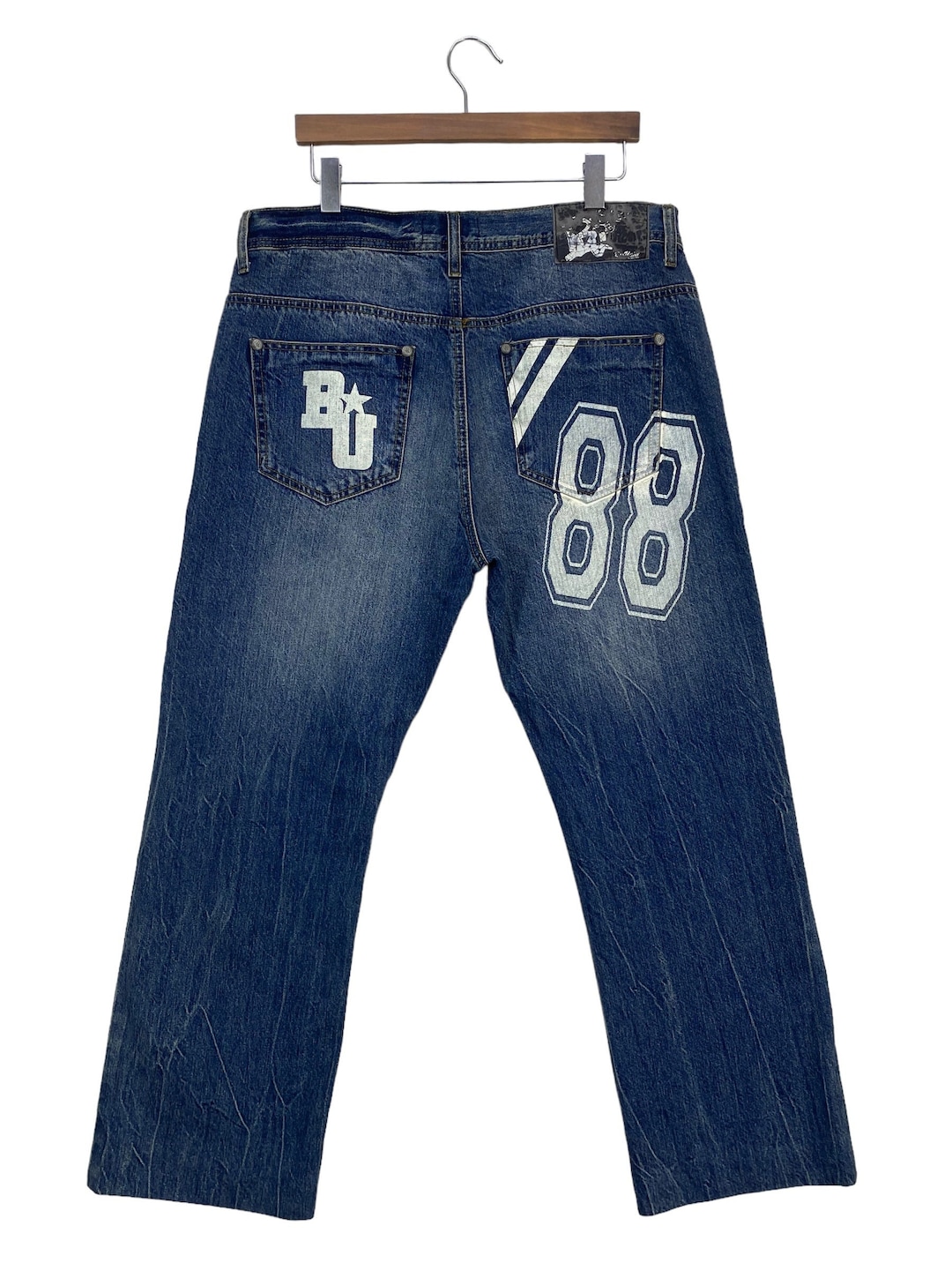 Bee Unity Jeans Size 36 W36xl28 BU Baggy Denim Loose Jeans