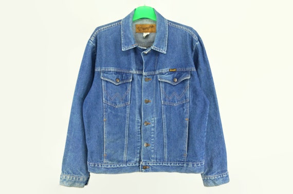 Wrangler Jacket Mens Size M 90s Wrangler Denim Jac