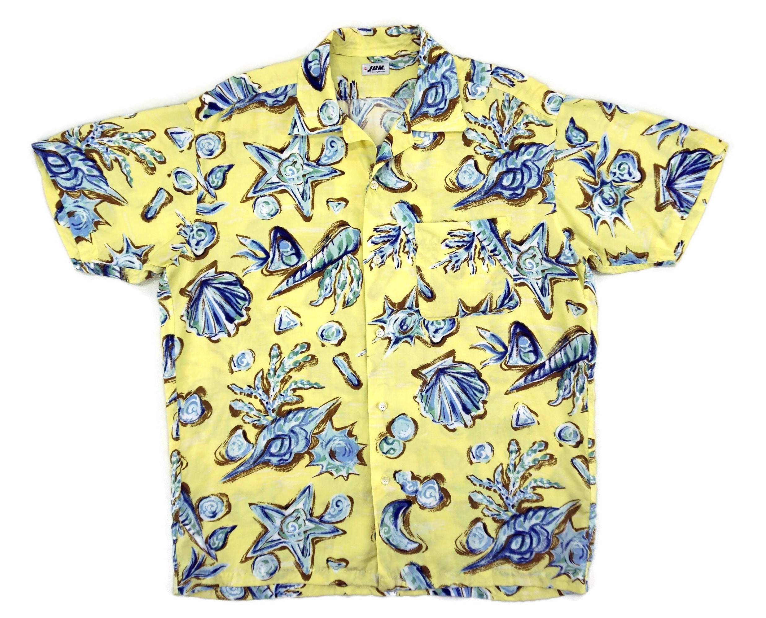 JunMen Shirt Mens Size M Vintage JunMen Aloha Shirt Jun Men ...