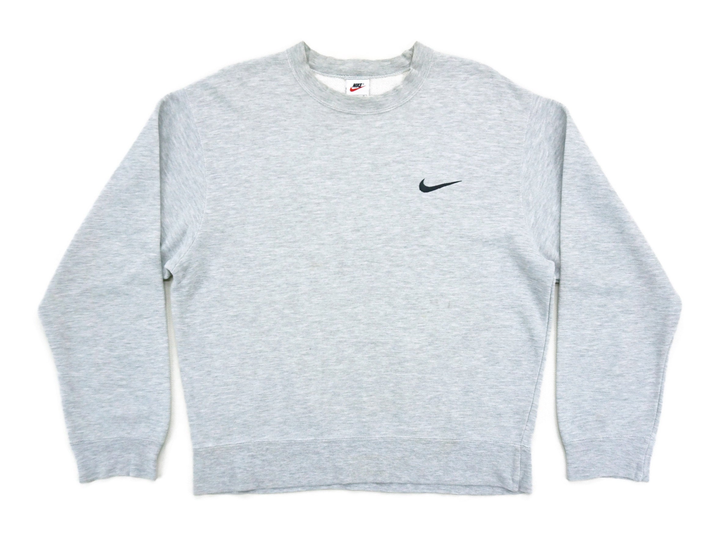 Nike Sweatshirt Mens Size S 90s Nike Small Swoosh Pullover